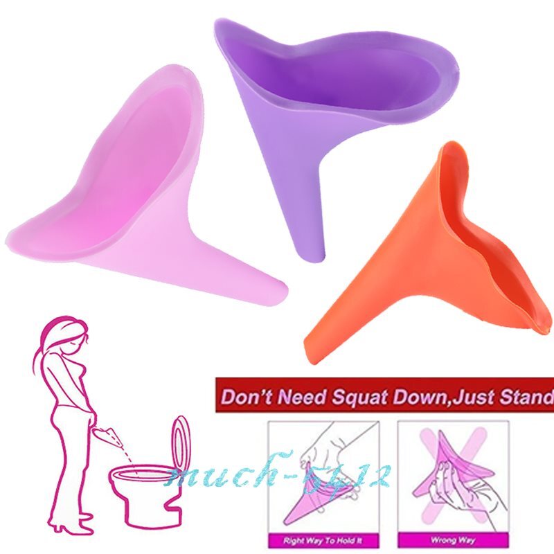 3PCS Portable Potty Pee Funnel Men Women Emergency Urinal Outdoor Toilet Device