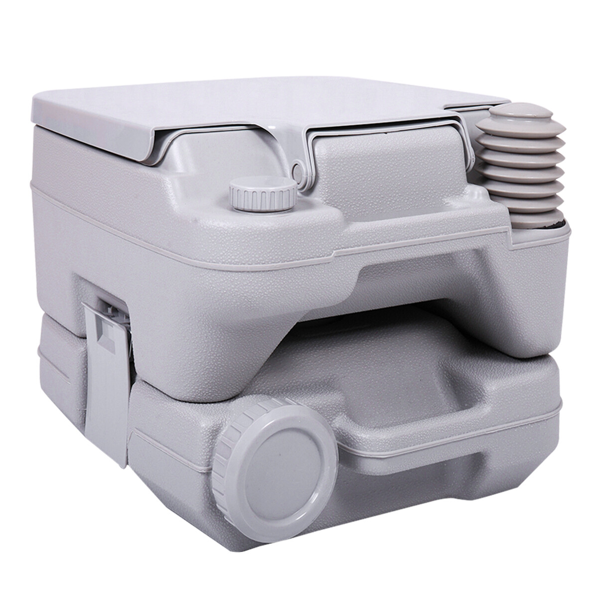 Lightweight Portable Toilet Flushable Camping Sanitary Outdoor Travel 2.6 Gallon