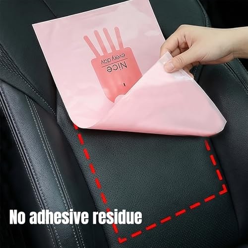 120pcs Car Trash Bag, Stick-on Disposable Trash Bag, Leakproof Vomit Bags for