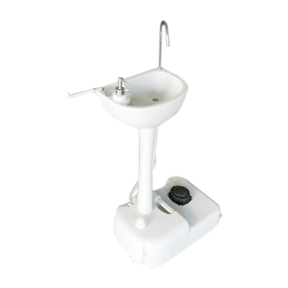 Indoor Portable Camping Sink RV Barber Kitchen Hygiene Wash Sink Basin Faucet