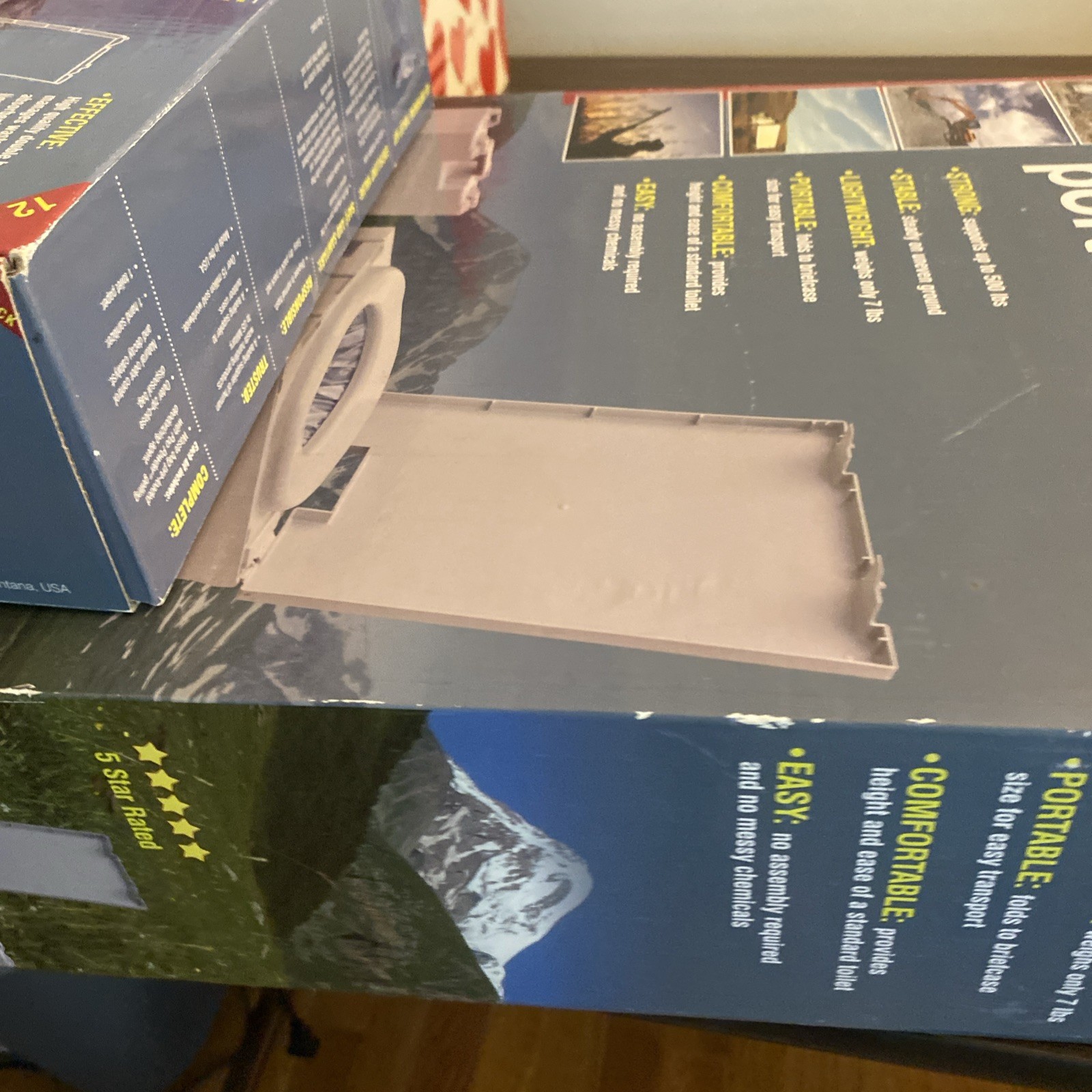 NEW Cleanwaste Go Anywhere Portable Toilet, Includes 3 Kits Plus Extra 12 Pk