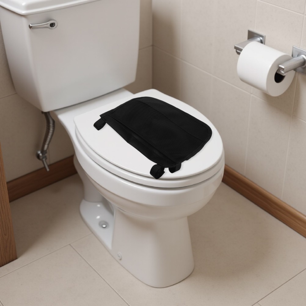 Easy Install Commode Chair Hanging Organizer Bag for Personal Essentials