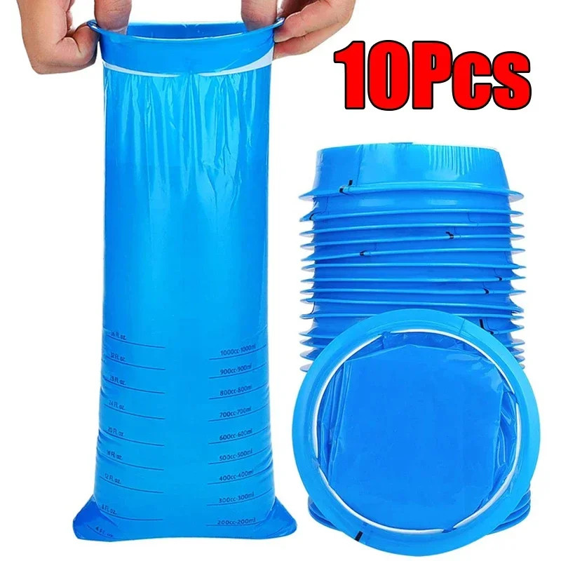 5-50Pcs 1000ML Portable Disposable Travel Car Airplane Motion Sickness Nausea Vo
