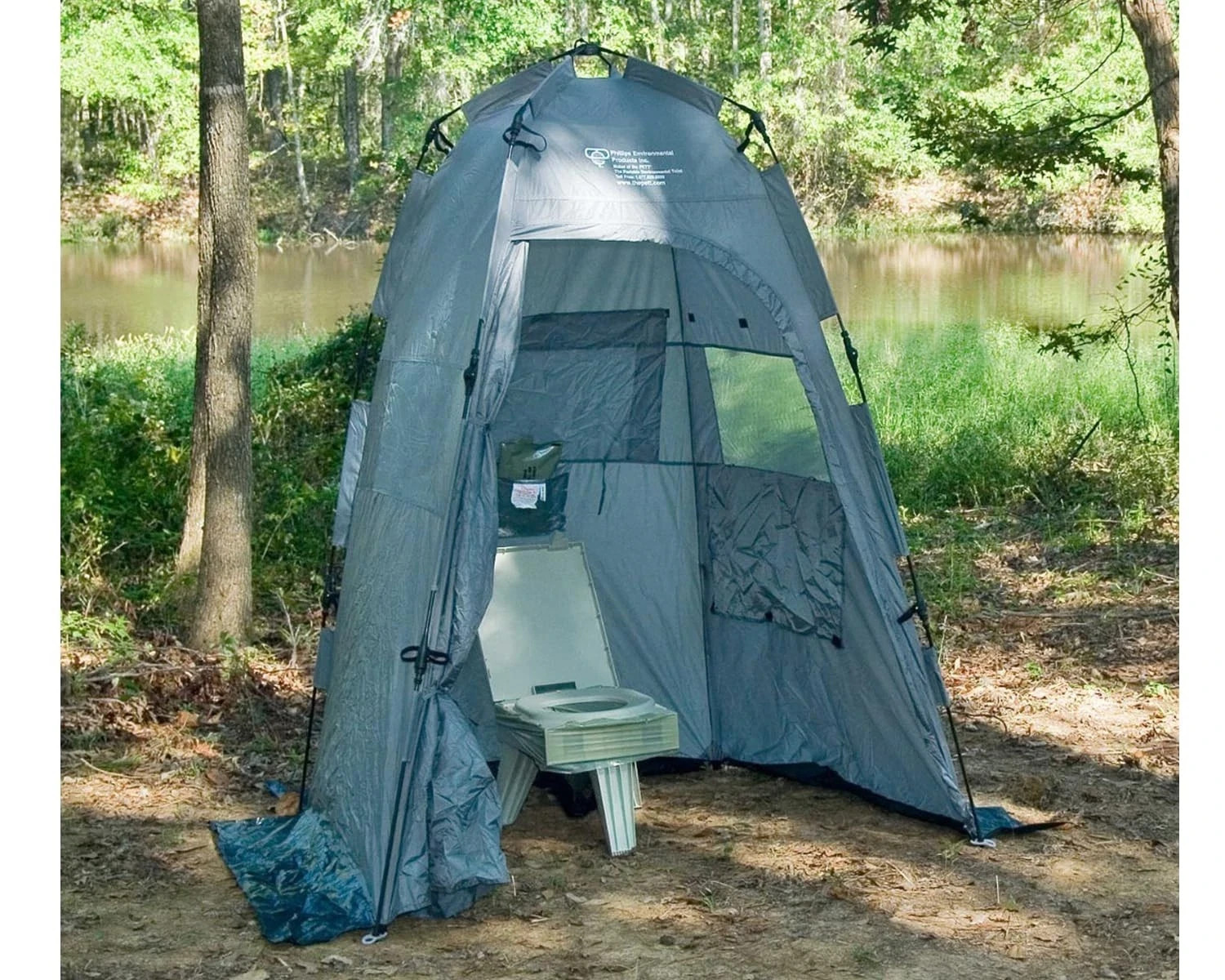 Cleanwaste Go Anywhere Complete Portable Toilet System; Full Bathroom Solution