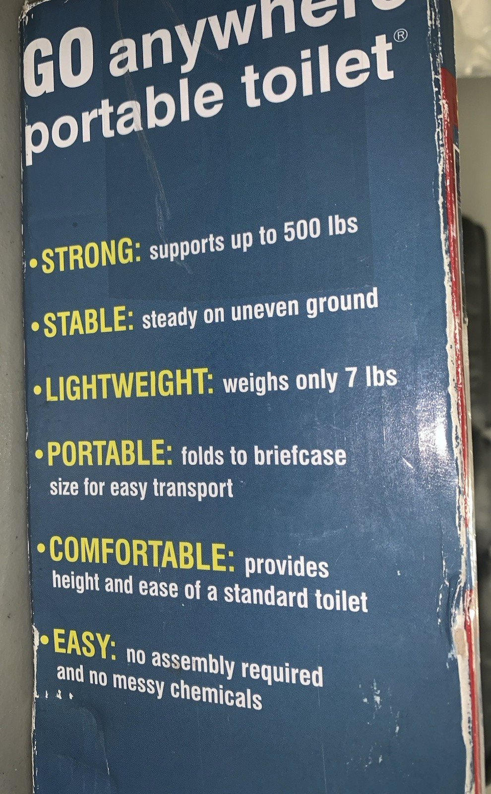 Cleanwaste Go Anywhere Portable Toilet