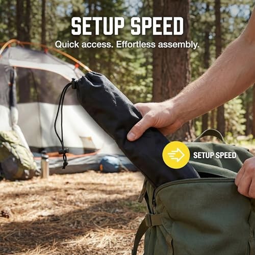 Tent Pole Storage Bags 4 Pack Portable Camping Organizer Pouches for Hiking