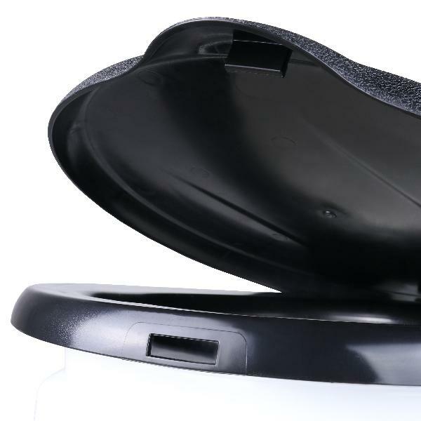 Portable Black Ozark Trail Bucket Toilet Seat Cover Camping Outdoor Travel New