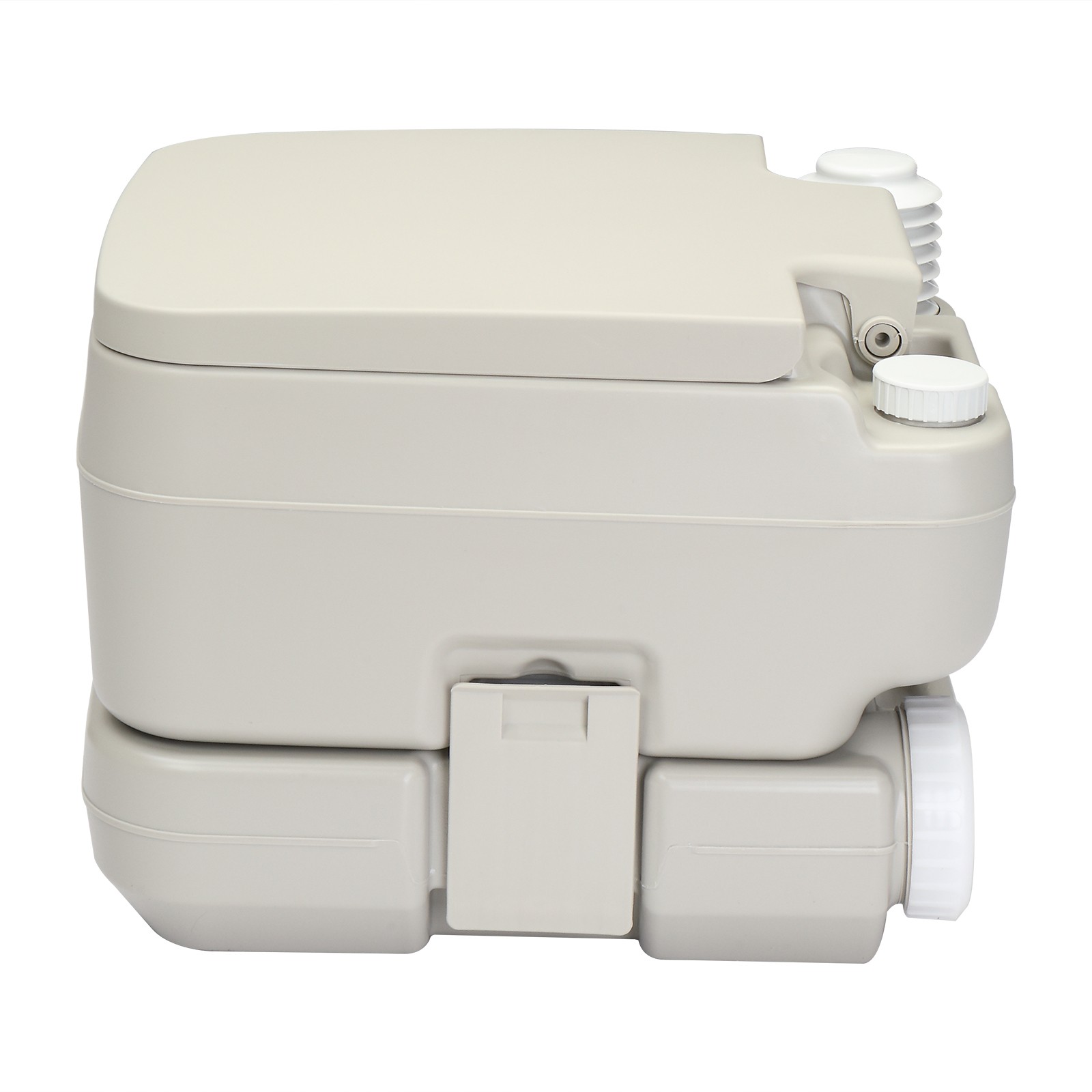 2.6 Gallon 10L Portable Toilet Commode Camping Outdoor/Indoor Toilet Flush Potty