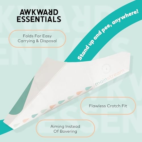 Disposable Female Urination Device, Pack of 10 Portable Urinal for Women, 41110