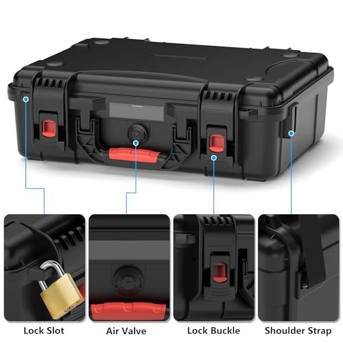 Starlink Mini Case – Waterproof Hard Case – Fits Star Link Mini Dish – Portable