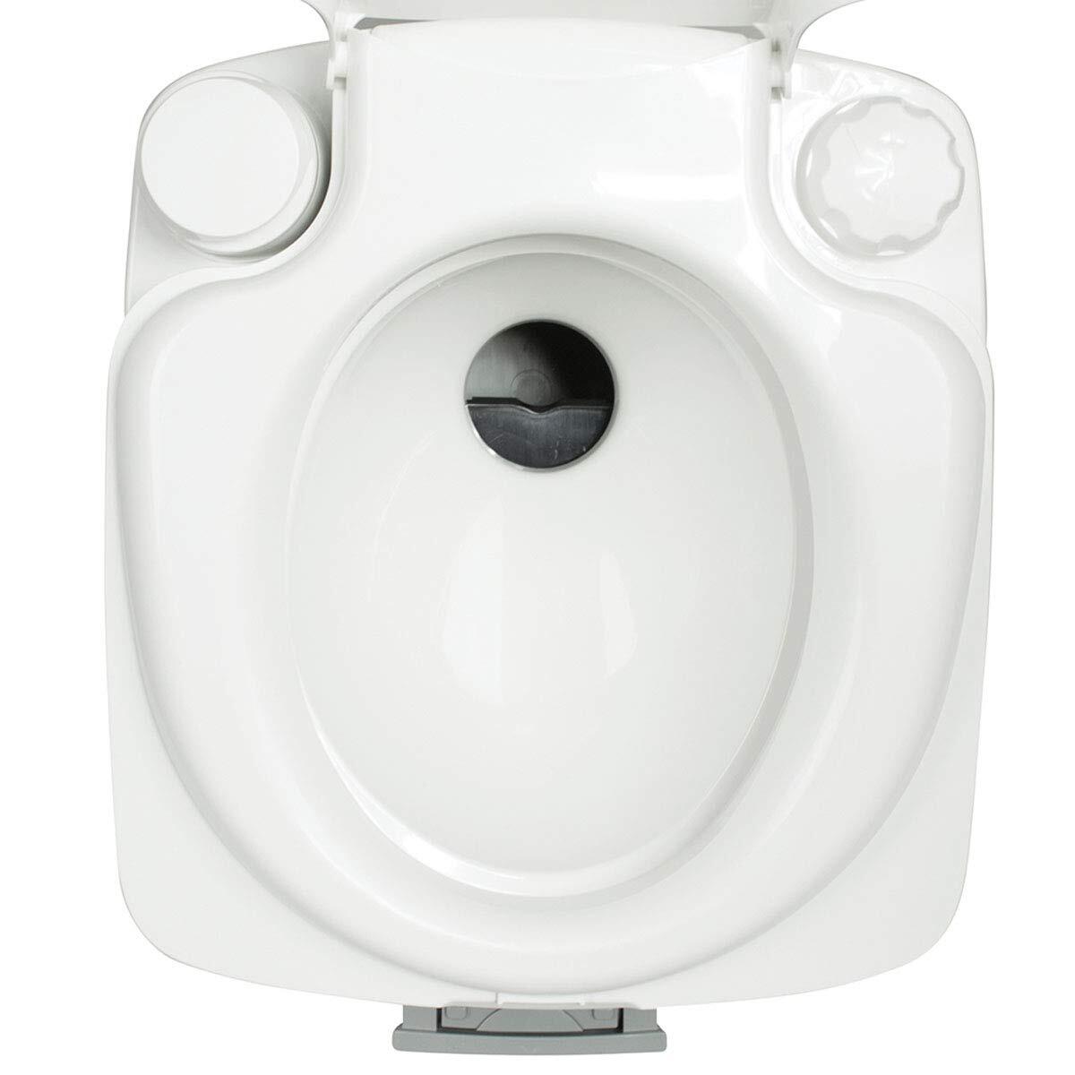 Thetford Porta Potti 135 Marine RV Camping Toilet w/ Hold Down Kit