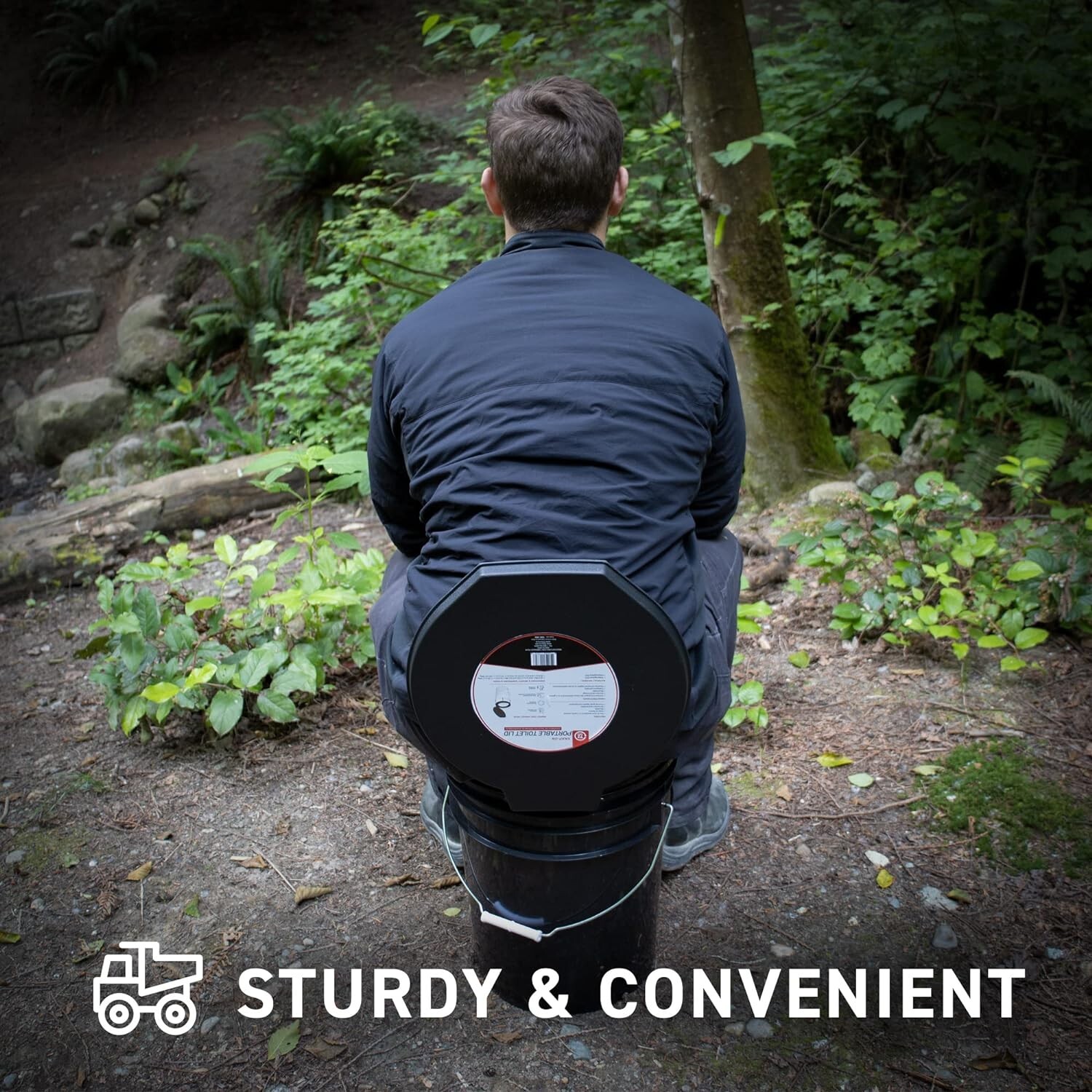 Ultra Comfortable Camping Toilet Seat – Portable, Lightweight, 400 lbs Capacity