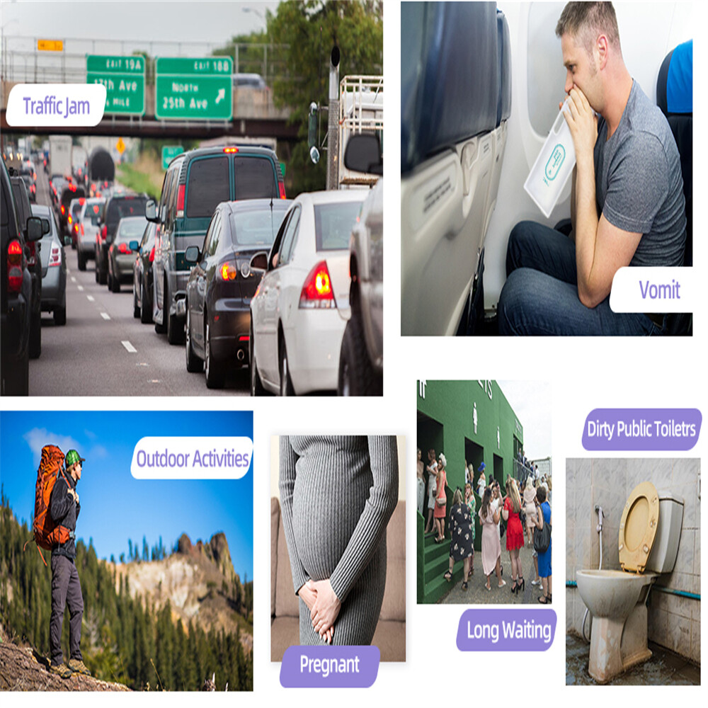 5/10pcs Emergency Portable Car Urine Bag 700ml Mini Toilet Urine Bag Disposable