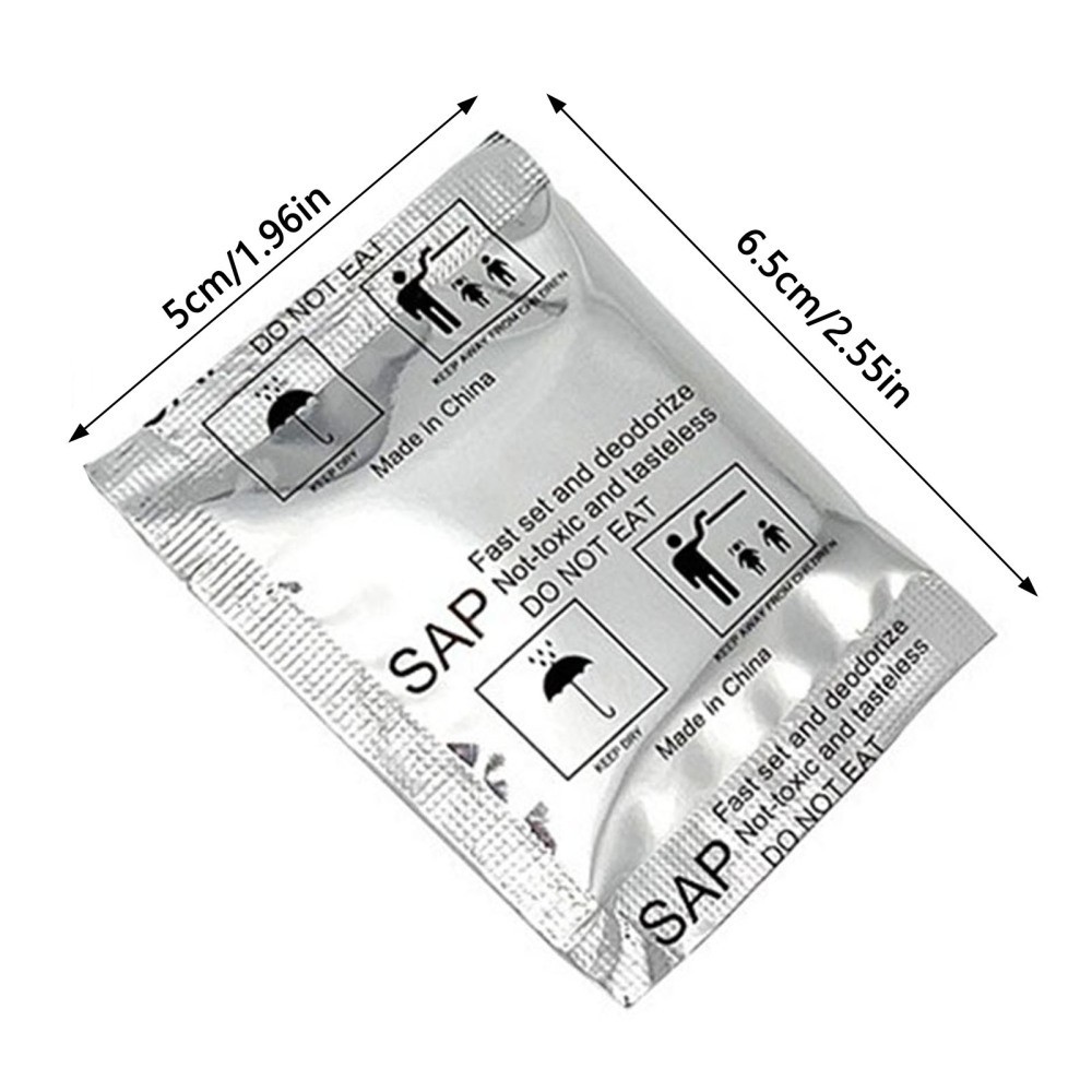 10~50x Portable Toilet Powder Rapid Poo Gel Poo Urine Powder for Camping Hiking