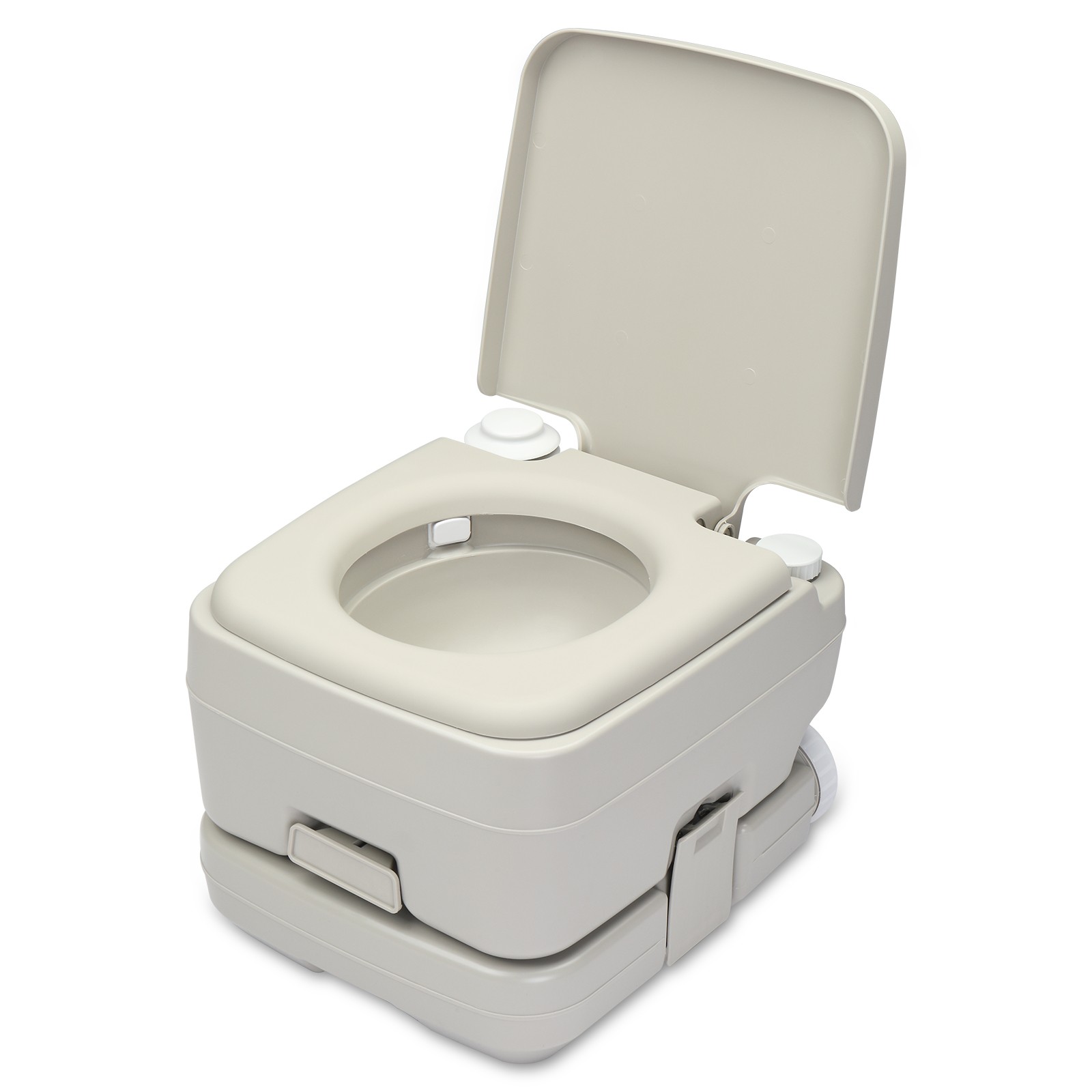 2.6 Gallon 10L Portable Toilet Commode Camping Outdoor/Indoor Toilet Flush Potty