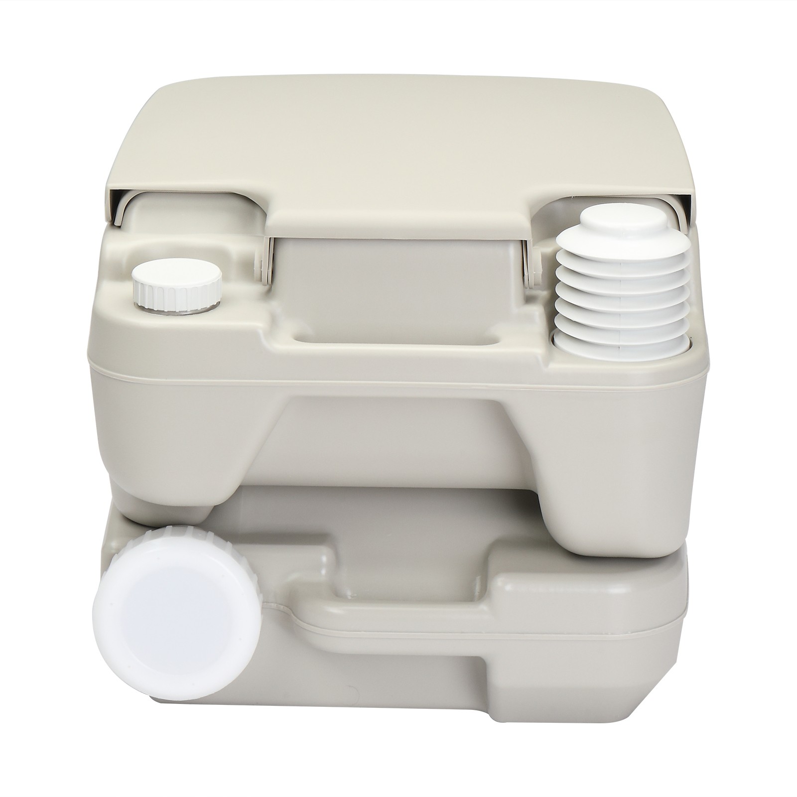 2.6 Gallon 10L Portable Toilet Commode Camping Outdoor/Indoor Toilet Flush Potty