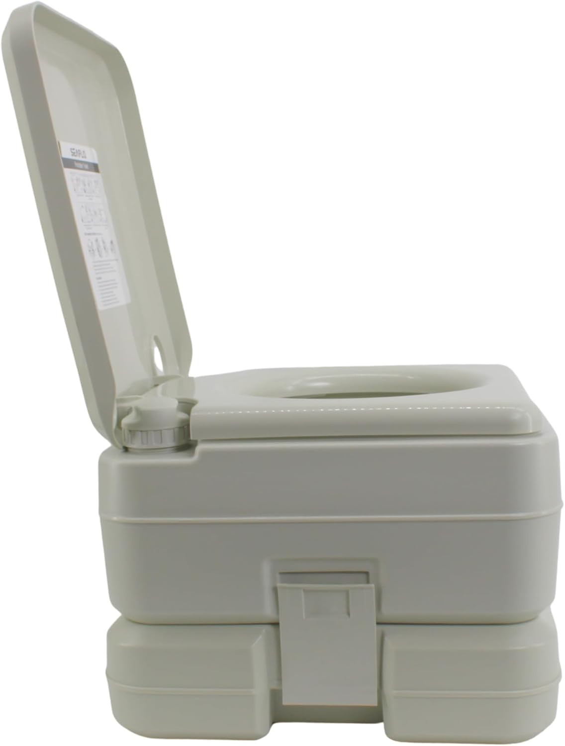 SEAFLO Premium Camping Portable Toilet – 5.8 Gallon Waste 3.43 Gall Fresh Tank (