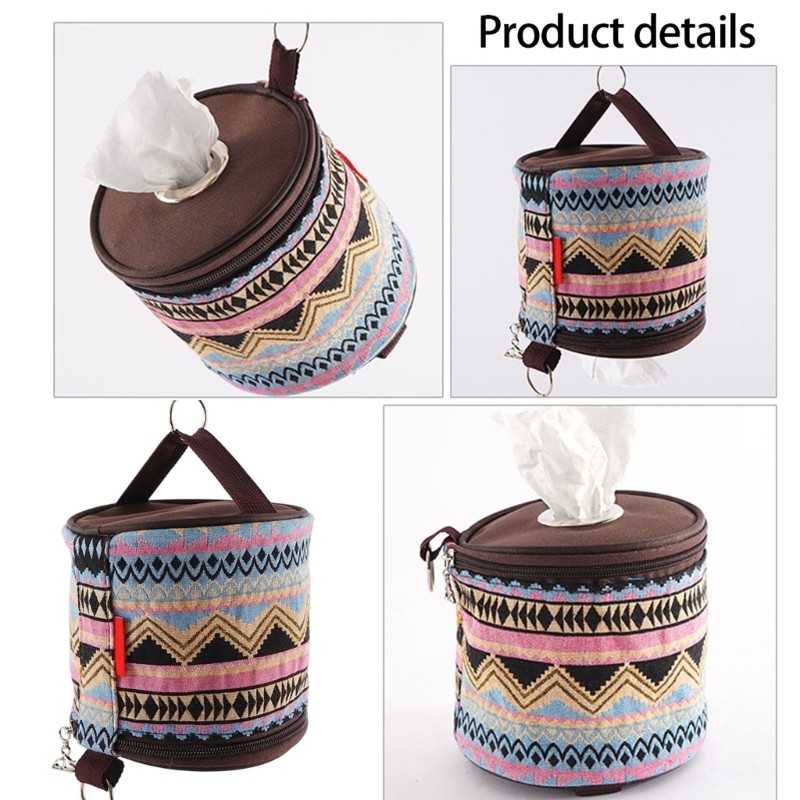 Durability Oxfords Cloth Rainproof Tissue Storage Bag For Backpacking Activity