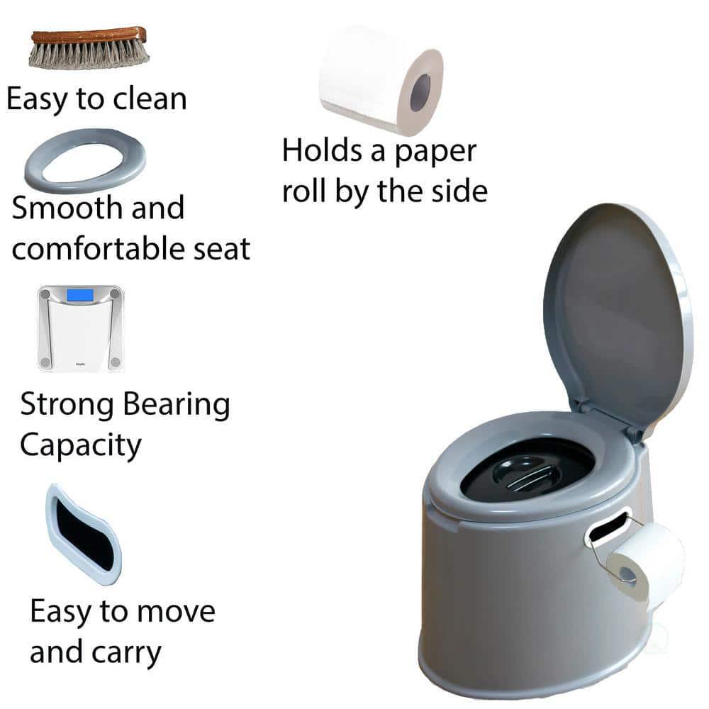 Portable Travel Toilet Camping Hiking Bag Non-Electric Waterless Lightweight