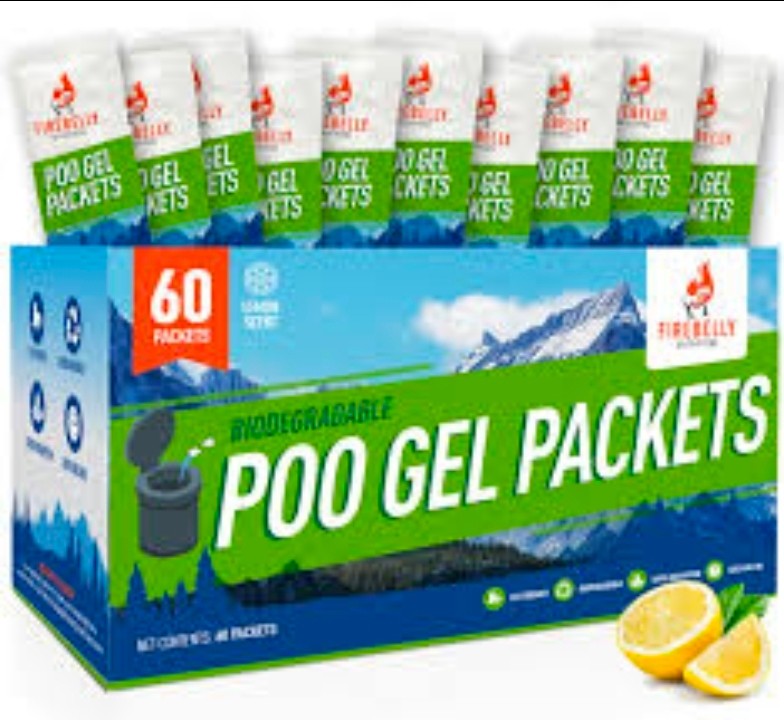 Firebelly Outfitters Portable Toilet Powder – Poo Gel for Camping & Hiking, Urin
