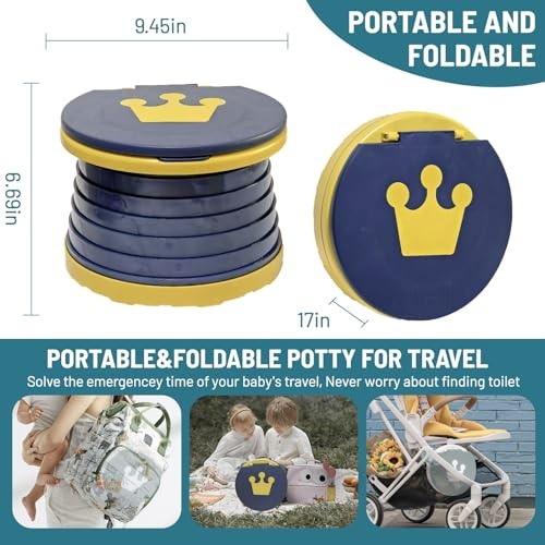 portable, foldable potty seat for toddler, Training Toilet Seat Small Blue