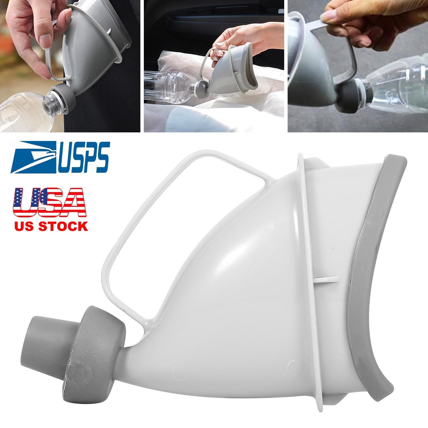 Unisex Potty Pee Funnel Adult Emergency Urinal Device Portable Male Female