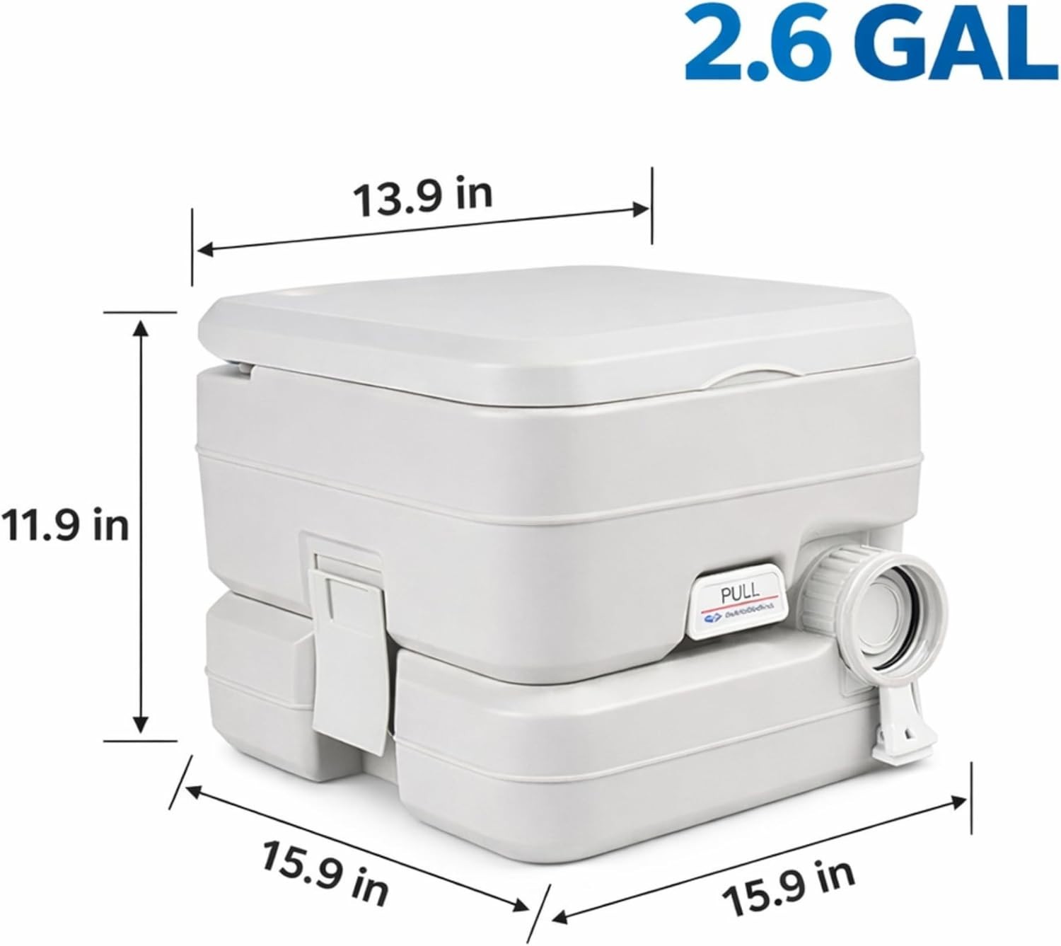 Durable Portable Toilet with Ergonomic Handle – Perfect for RV & Camping Use