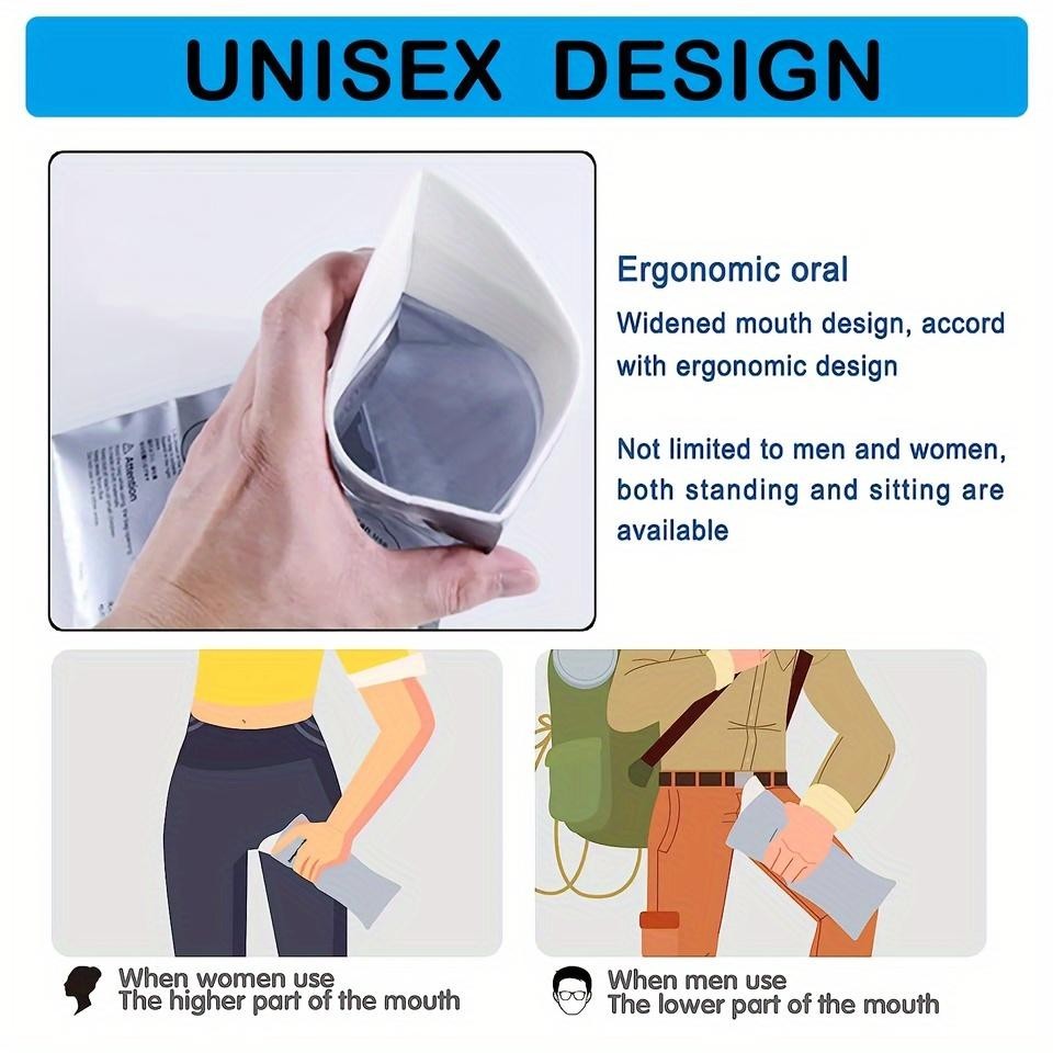 32 PCS Disposable Urinal Bags Camping Pee Bags Unisex Urine Bag Vomit Bag