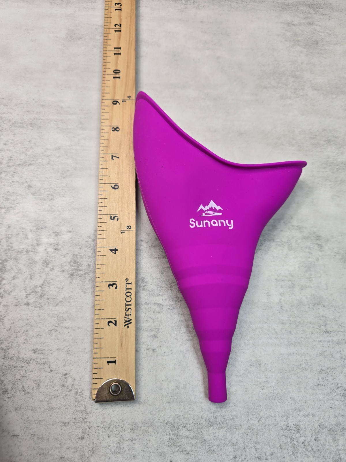 Women Reusable Pee Funnel Purple Hiking Urination Indoor Outdoor Travel NEW