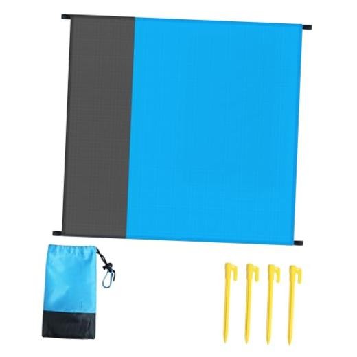 Beach Mat Picnic Blanket Outdoor, Beach Blanket Sandproof for 1-4 Adults,