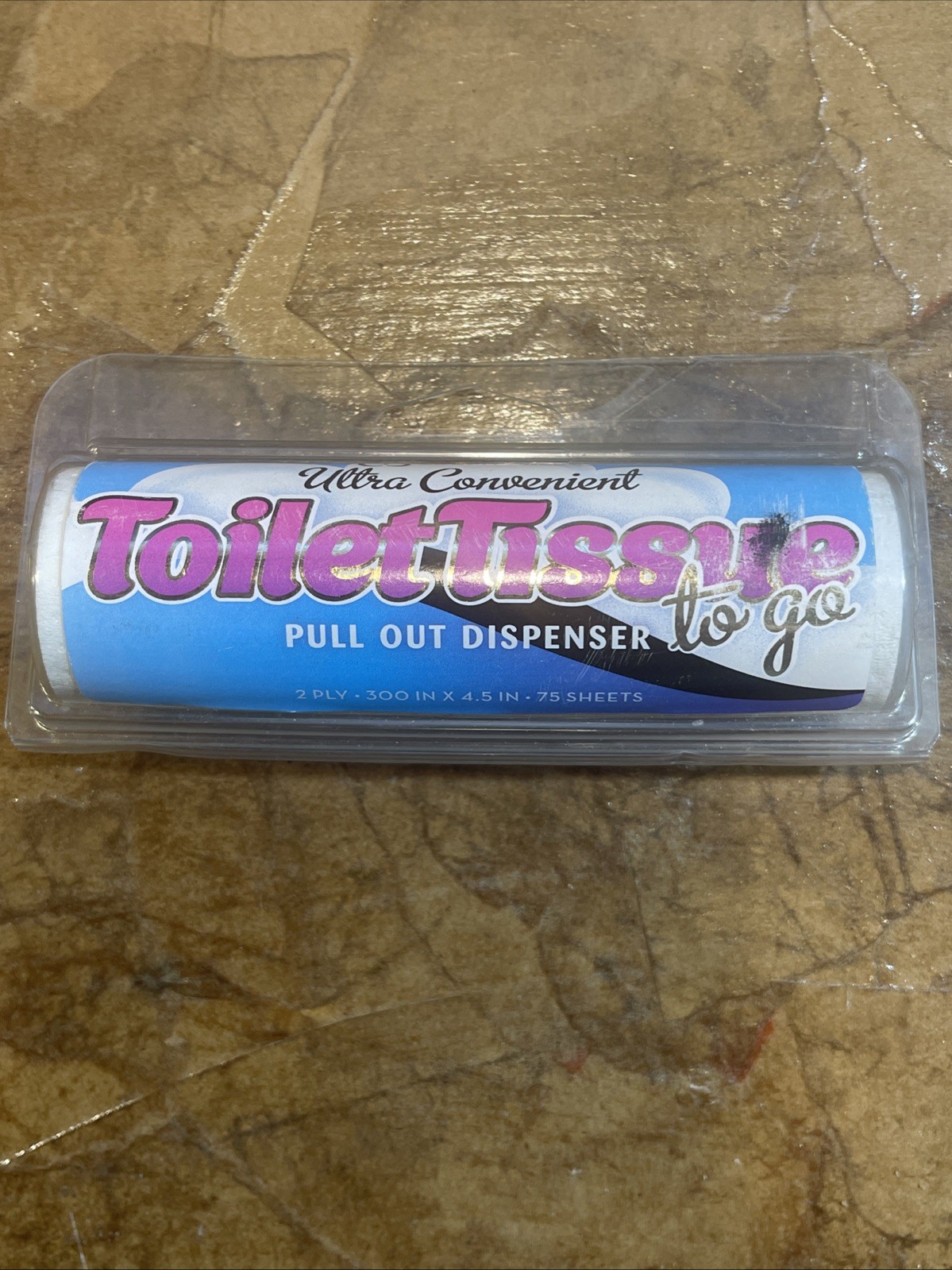 Cotton Buds Toilet Paper To Go – 1 Roll Gift Camping Funny Stocking Emergency