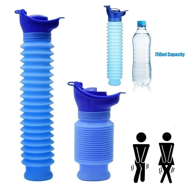 Male Female Portable Urinal Travel Camping Car Toilet Pee Bottle Emergency Kit