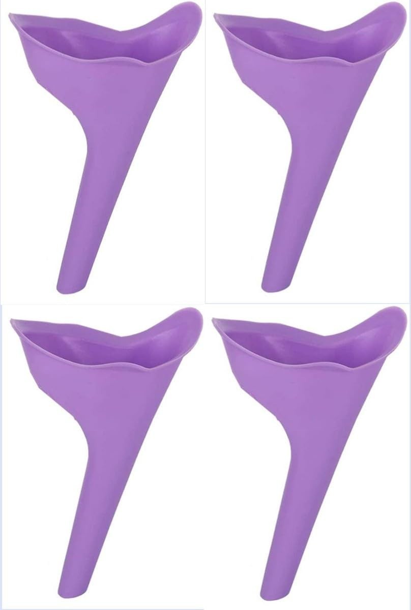 4PCS Reusable Portable Urinal Women Female Travel Camping Travel Toilet