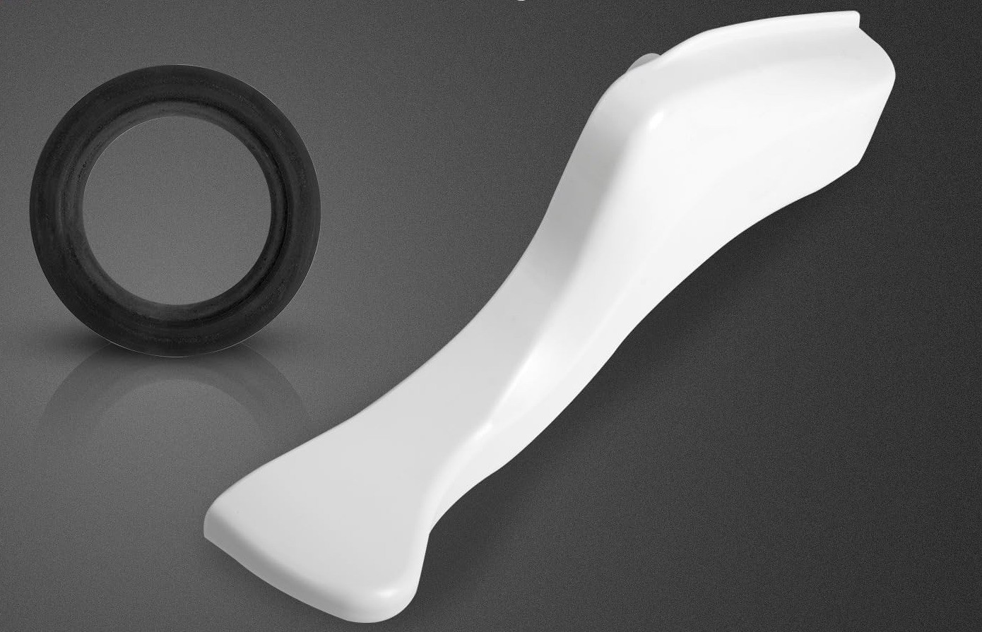 RV Toilet Foot Flush Pedal with Closet Flange for Thetford Aqua-Magic Style II