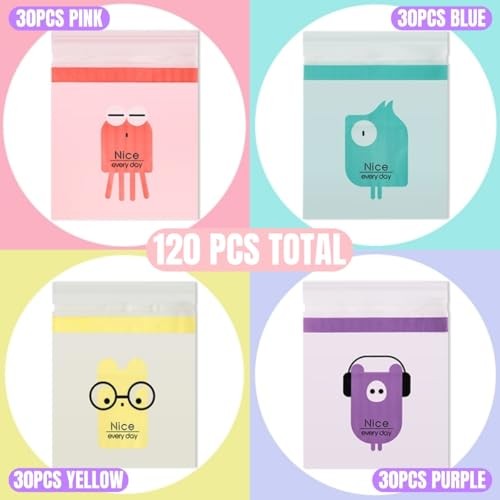 120pcs Car Trash Bag, Stick-on Disposable Trash Bag, Leakproof Vomit Bags for