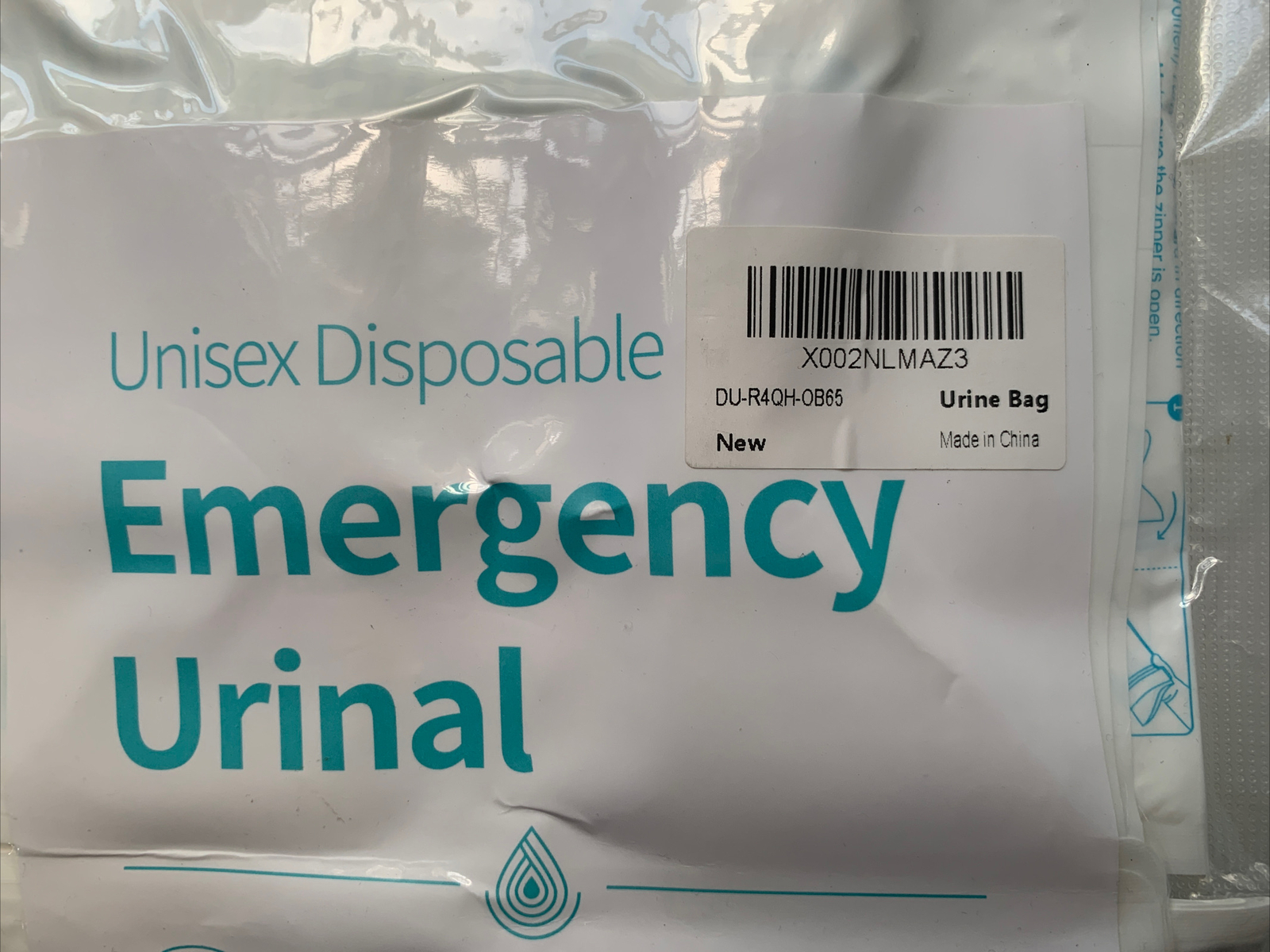 Emergency Disposable Urinal Bags Unisex Urine Bag for Men Women Kids Travel