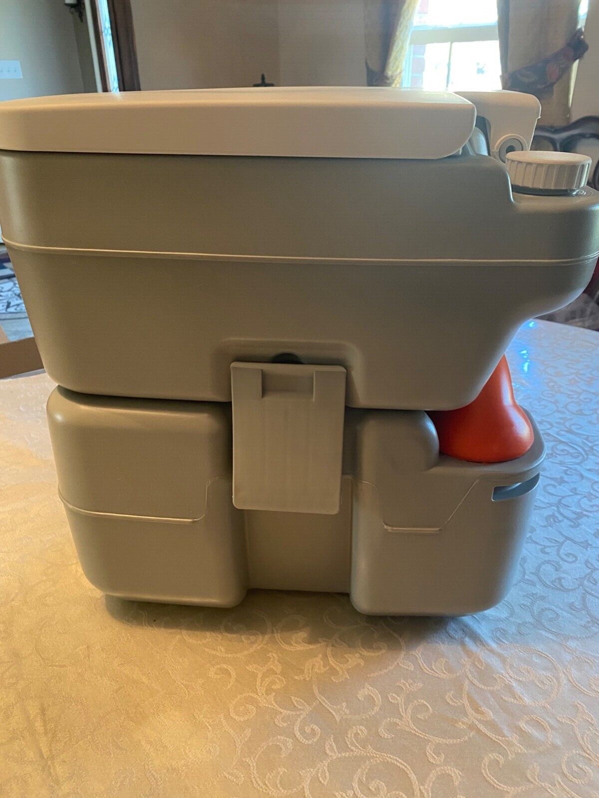 SereneLife Outdoor Portable Toilet with Carrying Bag, Travel Toilet w/ Level