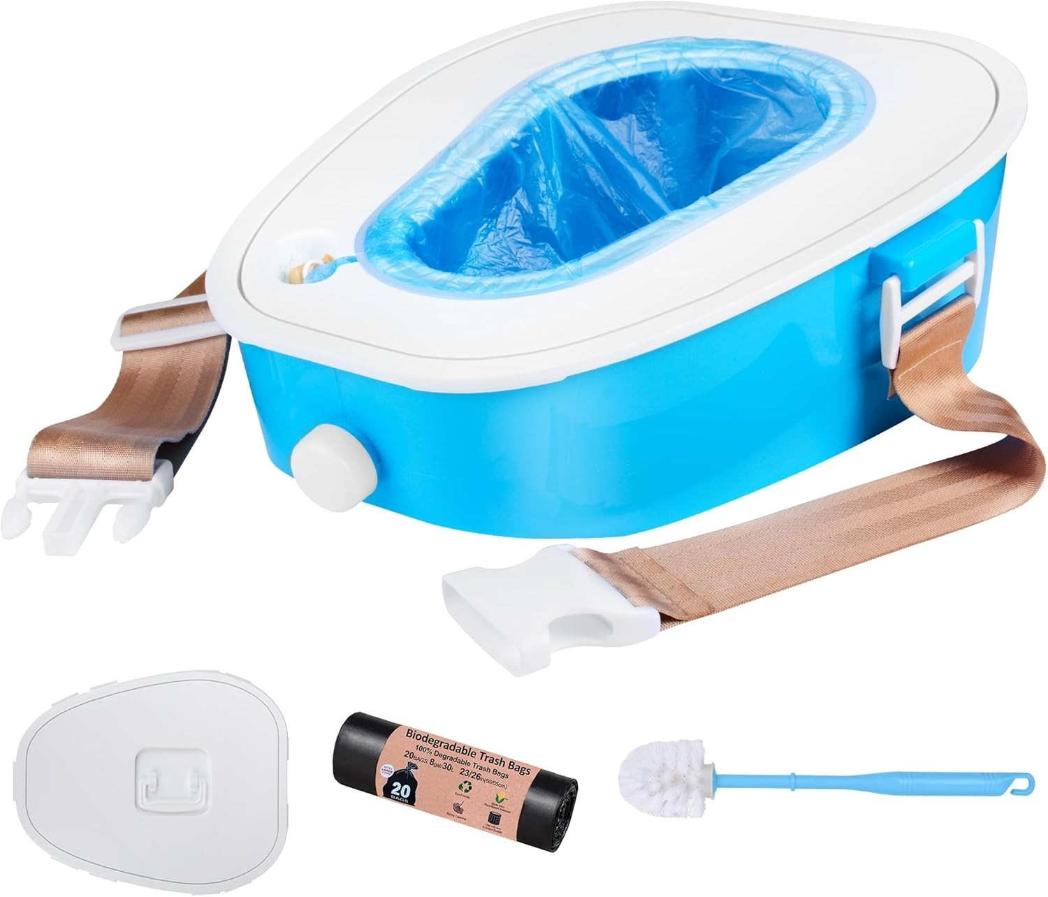 Compact Portable Car Toilet for Camping & Travel – Effortless Hygiene Anywhere