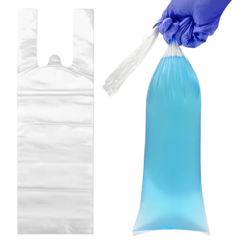 100 Pcs PE Disposable Bags, Multi-Purpose Cleaning Bags for Home, Travel &