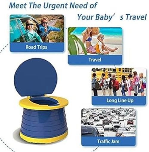 portable, foldable potty seat for toddler, Training Toilet Seat Small Blue