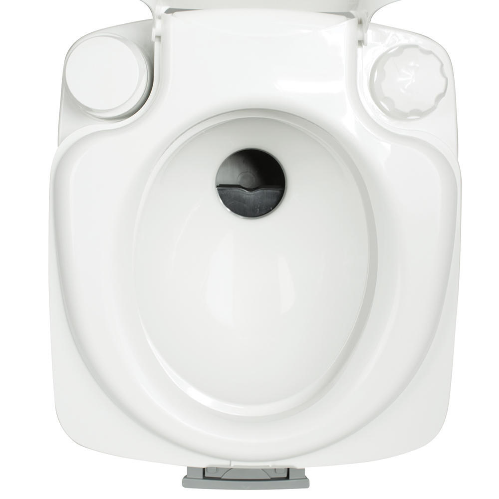 Thetford Porta Potti 135 Marine RV Camping Toilet w/ Hold Down Kit
