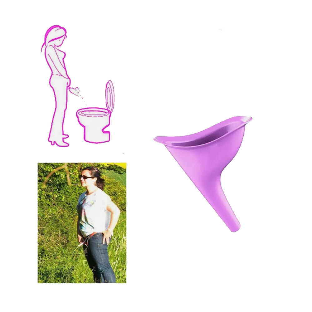 5pcs Portable Female Woman Ladies She Urinal Urine Wee Funnel Camping Travel Loo