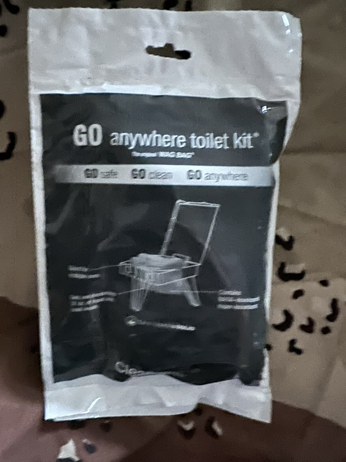 Cleanwaste Go Anywhere Toilet Kit (Pack Of 20) – Camping, Military WAG BAG
