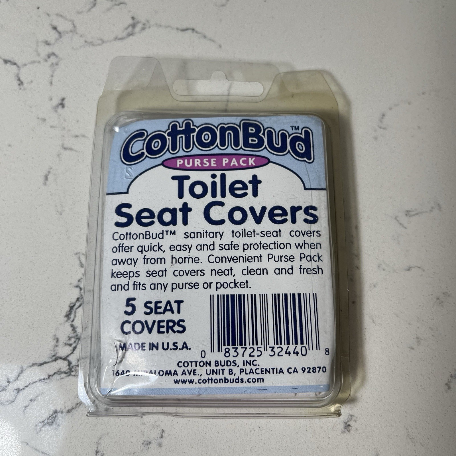 Cottonbud Toilet Seat Covers 4 Packs Camping, Traveling & Restrooms NOS Sealed
