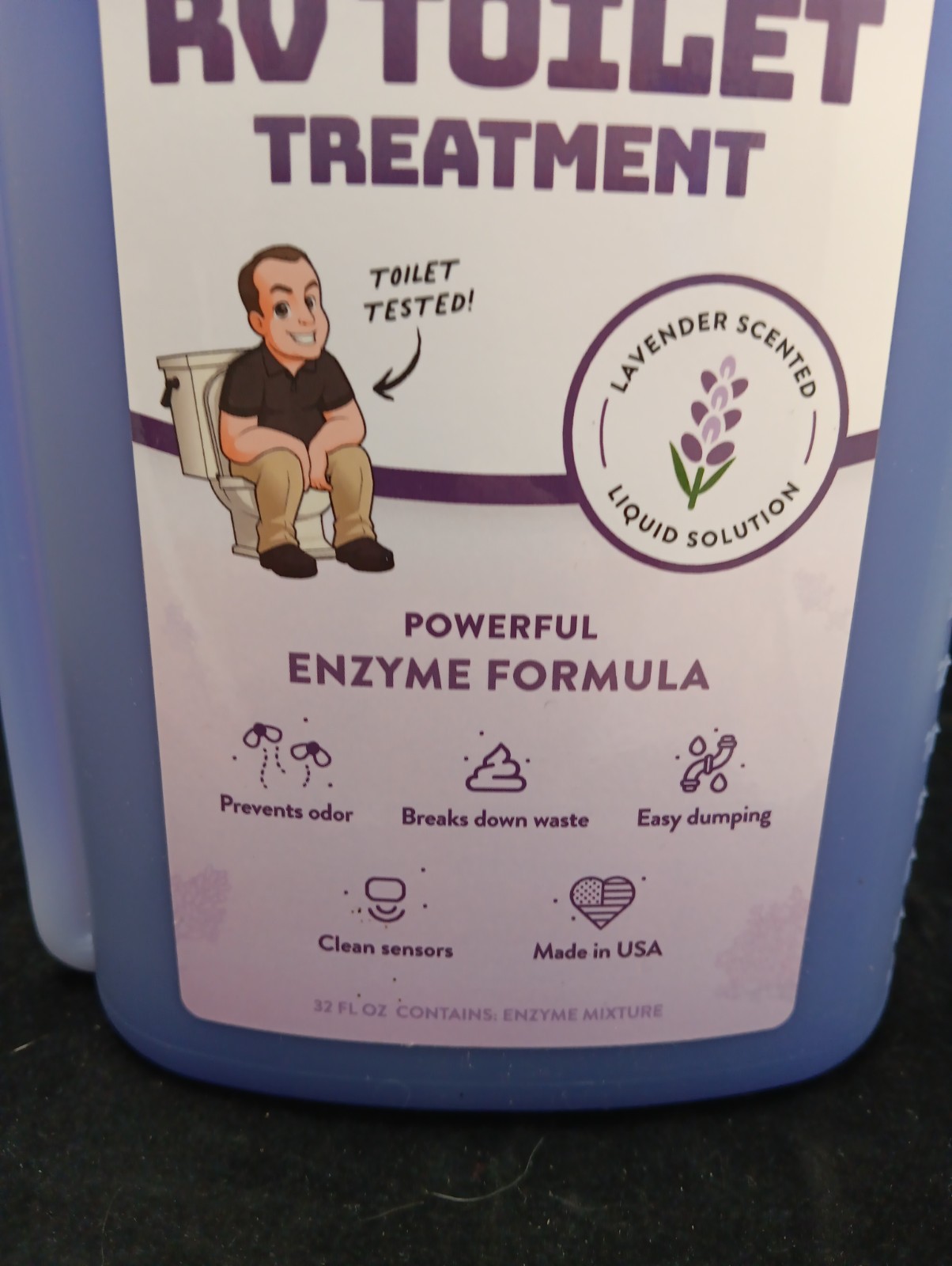 RV Toilet Treatment Lavender Scent 32oz. Odor Eliminator. Brand NEW.