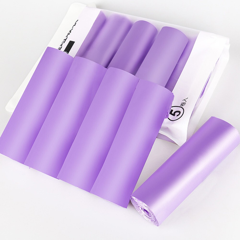 Brand New Garbage Bag PE 10kg Maximum Load Black/Blue/Yellow/Pink/Purple