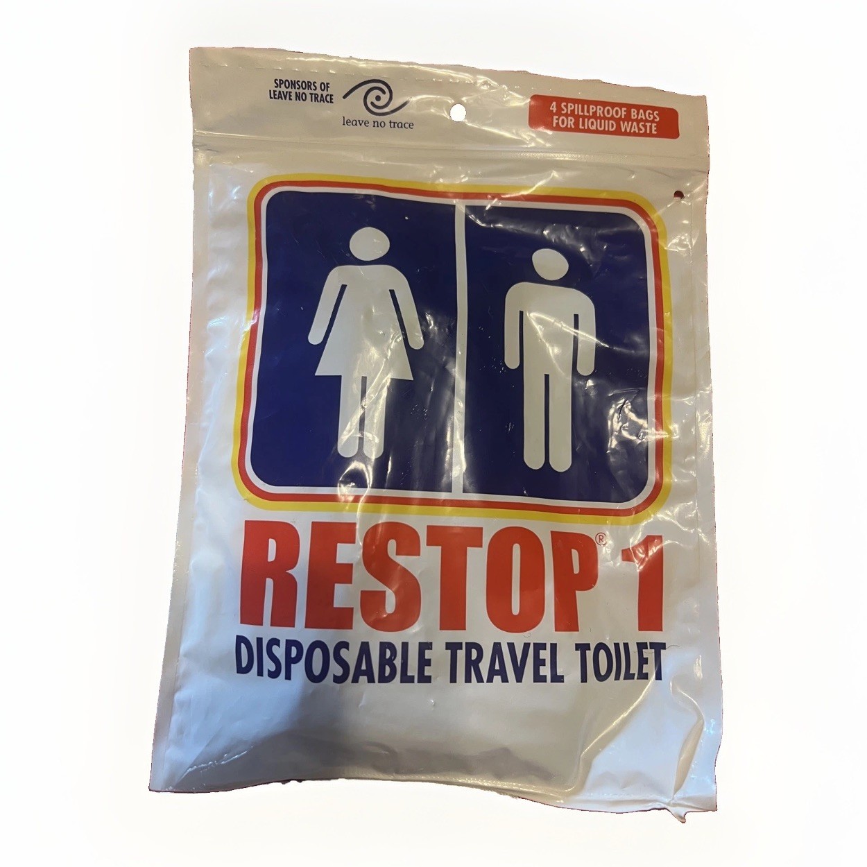 RESTOP 1 Portable Toilet Liquid Leak Proof Waste Bag Travel Camping Outdoors