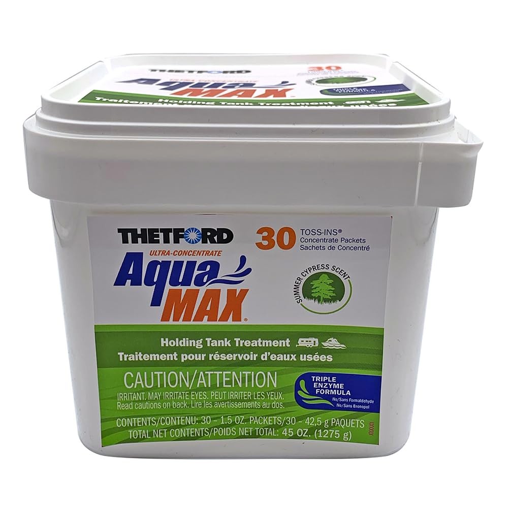 THETFORD AquaMAX® Summer Cypress Scent RV Holding Tank Treatment Formaldehyde…