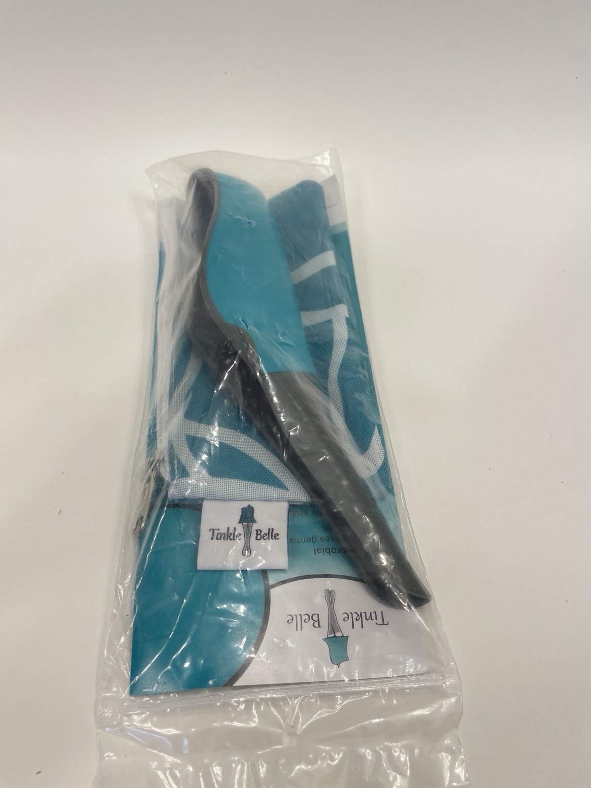The Tinkle Belle Portable Female Urination Device, Teal and Grey with Case