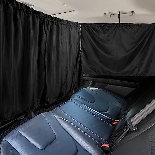 Set of 3 Car Window Shades – 95% Light Blocking Sunshades, 1 3pcs Curtain Set